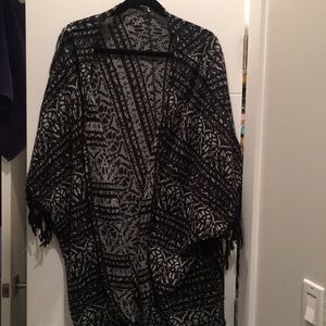 Free People poncho sweater